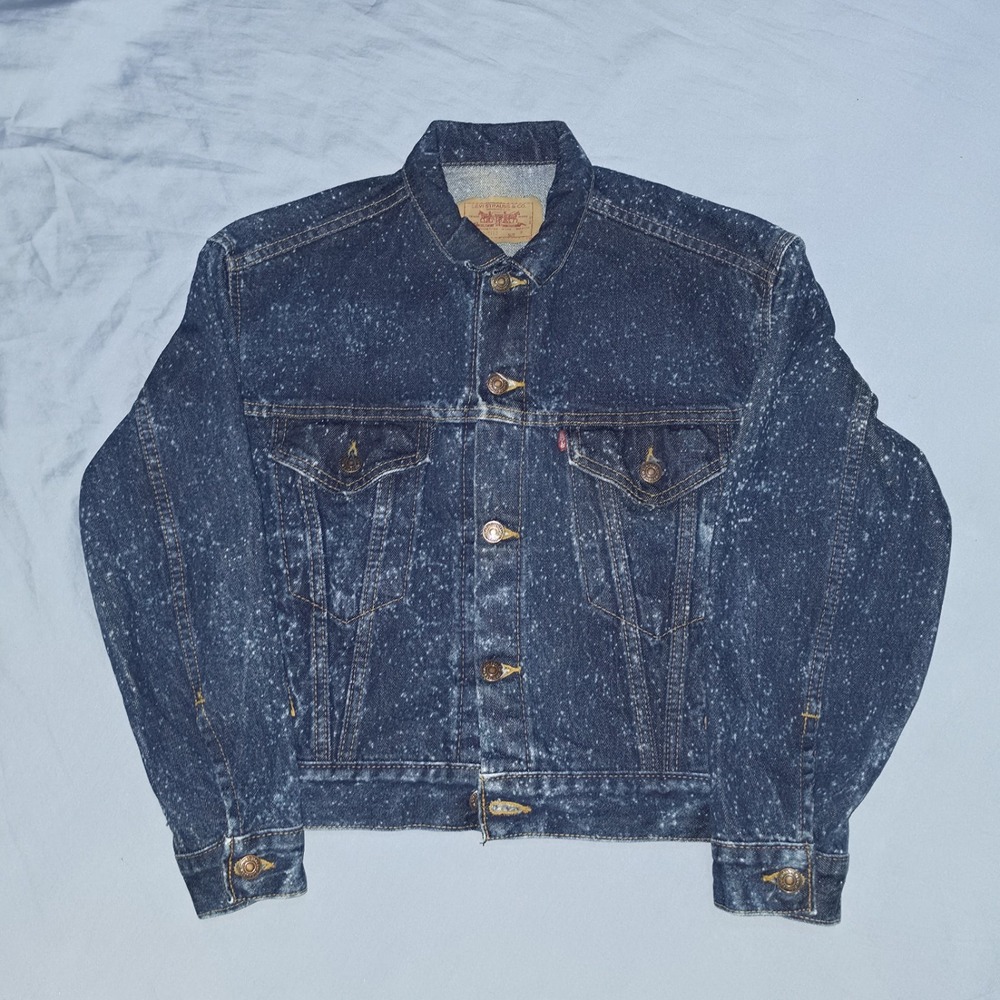 Vintage Levi's Galactic Womens 80's Denim Jacket Size Medium USA Made Rare
